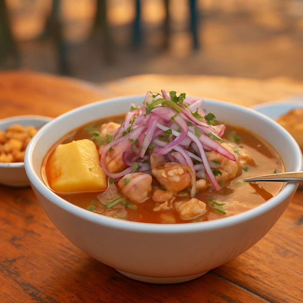 Encebollado at Dawn — Guayaquil, Ecuador