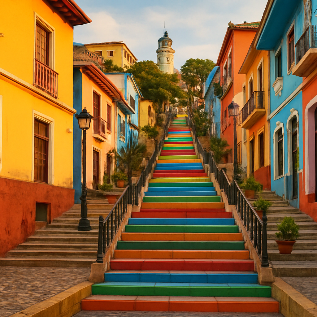 The Escalinata at Cerro Santa Ana — Guayaquil, Ecuador