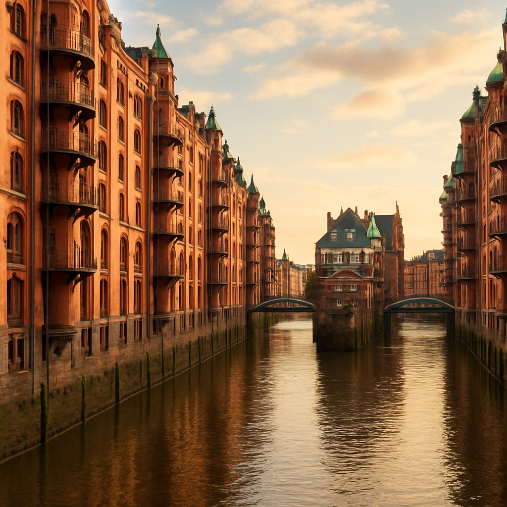 Speicherstadt by Night — Hamburg, Germany