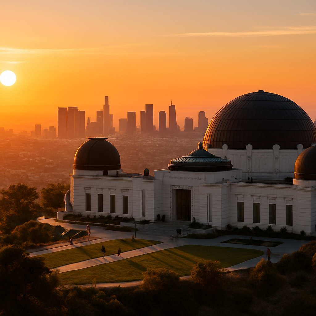Griffith Observatory at Sunset — Los Angeles, United States