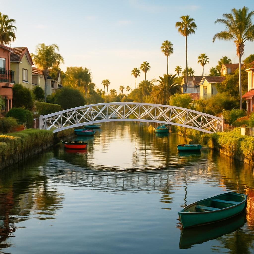 Venice Canals & Abbot Kinney — Los Angeles, United States