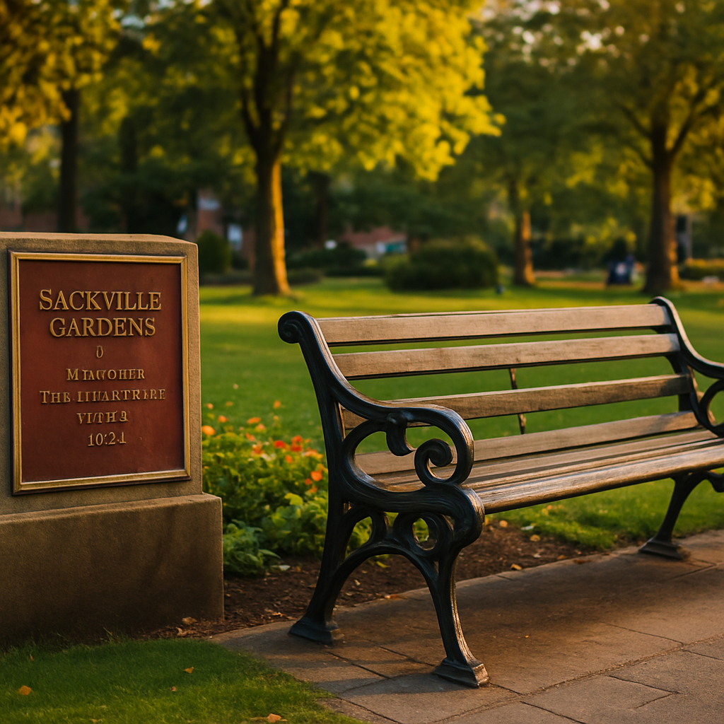 Sackville Gardens and the Alan Turing Memorial — Manchester, United Kingdom