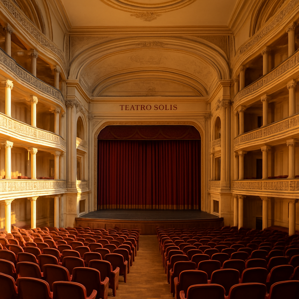 Teatro Solís at Night — Montevideo, Uruguay