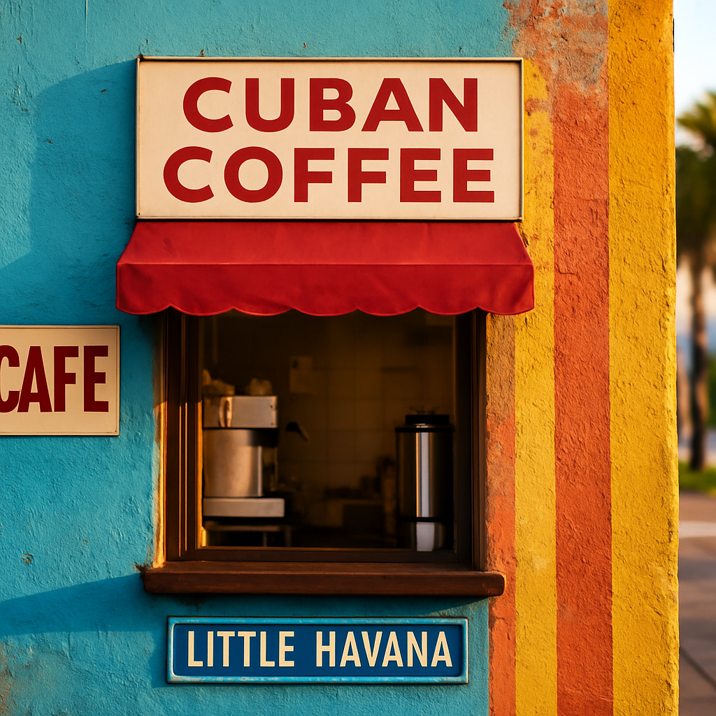 A Colada at the Versailles Ventanita — Miami, United States