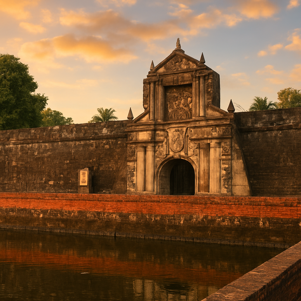 Intramuros and Fort Santiago at Golden Hour — Manila, Philippines