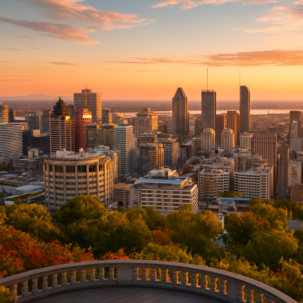 Mont-Royal at Sunset — Montreal, Canada