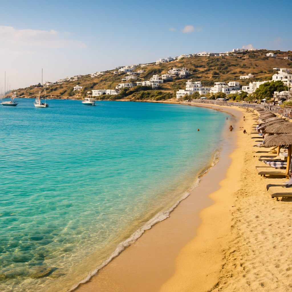 Ornos Bay for a Quieter Afternoon — Mykonos, Greece