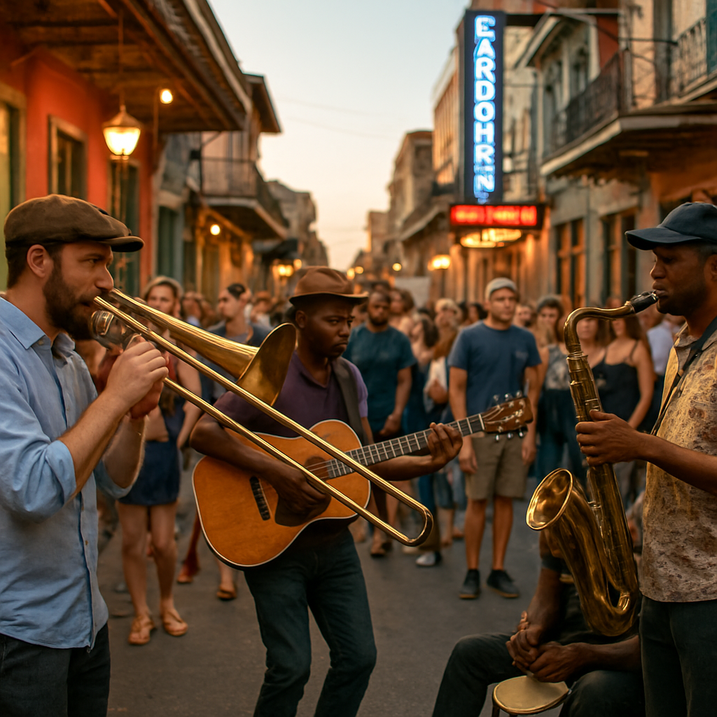 Frenchmen Street After Dark — New Orleans, United States