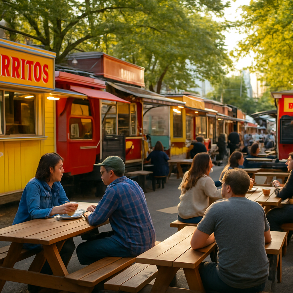 Portland's Food Cart Pods — Portland, United States