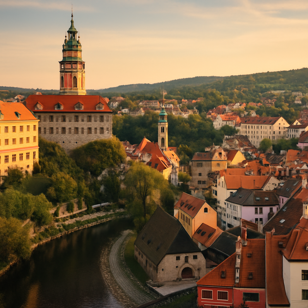 Český Krumlov by Day — Prague, Czech Republic