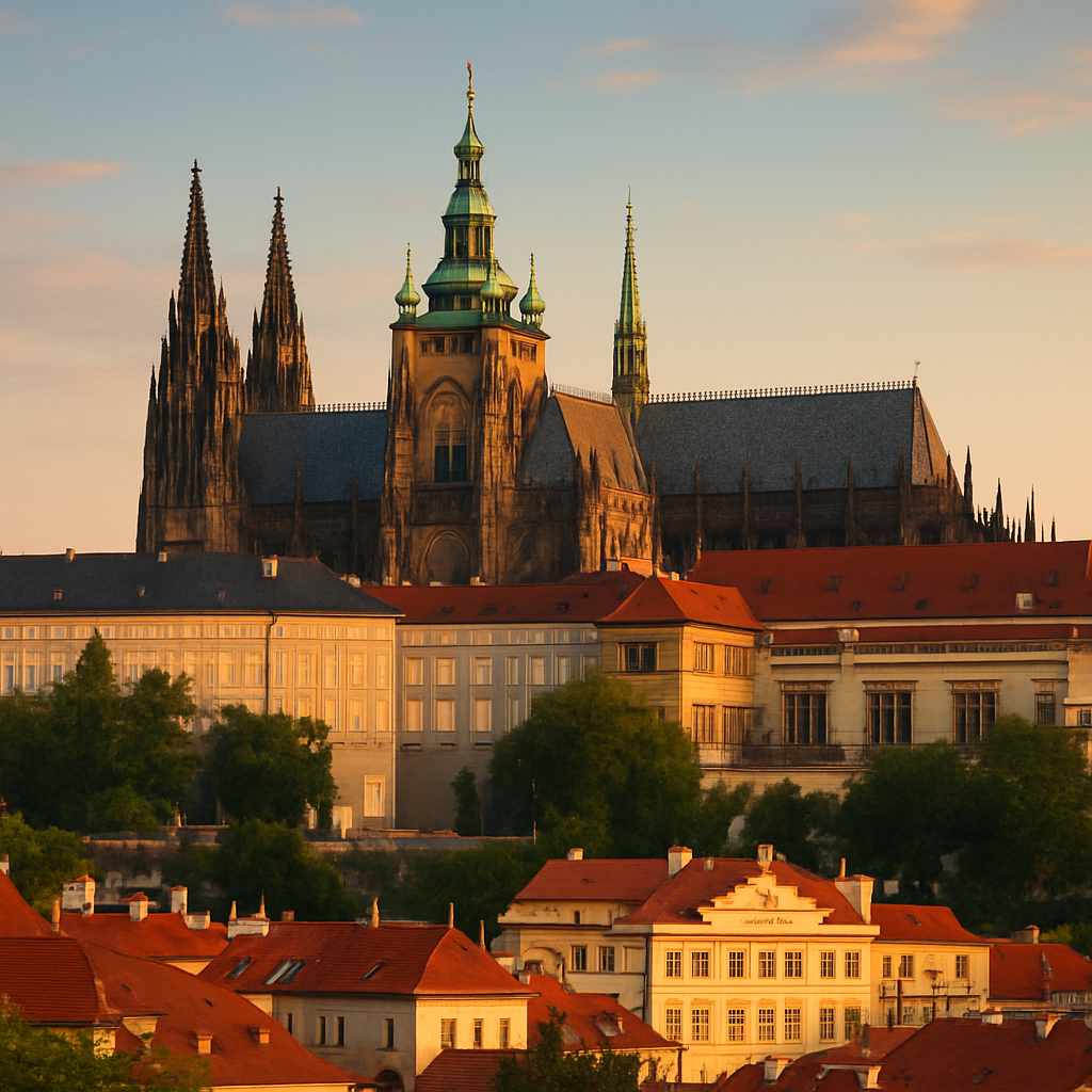 Prague Castle at First Light — Prague, Czech Republic