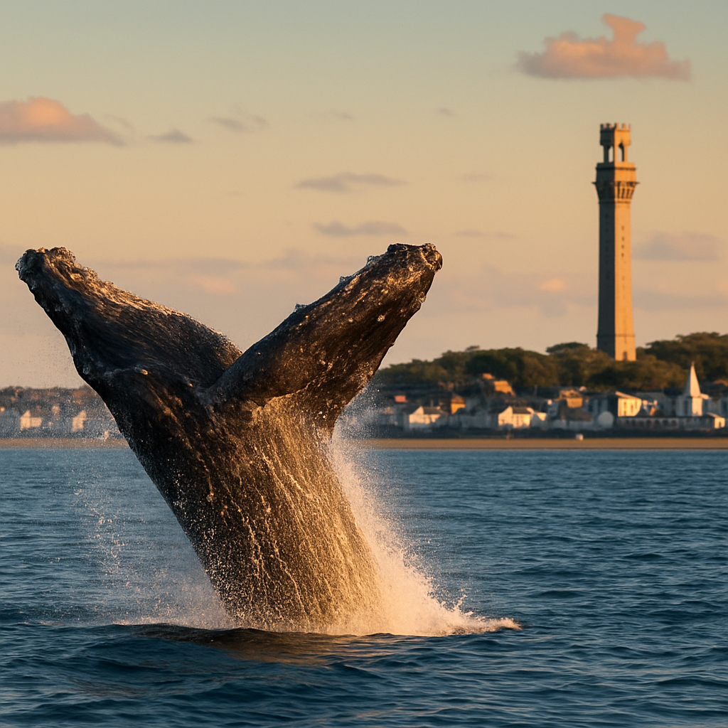 Whale Watch from MacMillan Wharf — Provincetown, United States