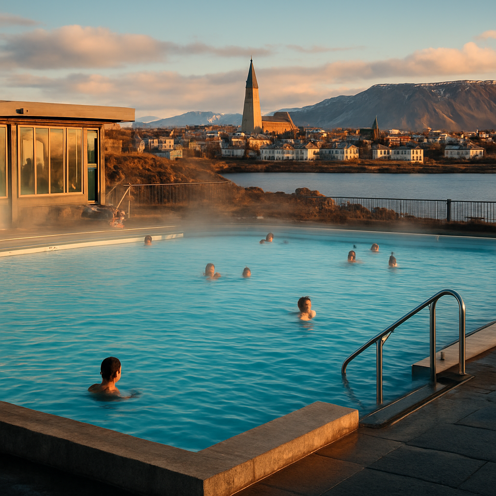Laugardalslaug Geothermal Pool — Reykjavik, Iceland