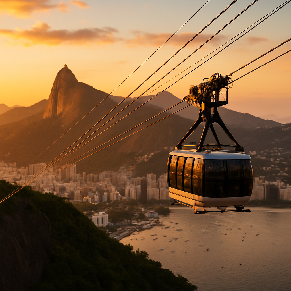 Sugarloaf Mountain at Golden Hour — Rio de Janeiro, Brazil