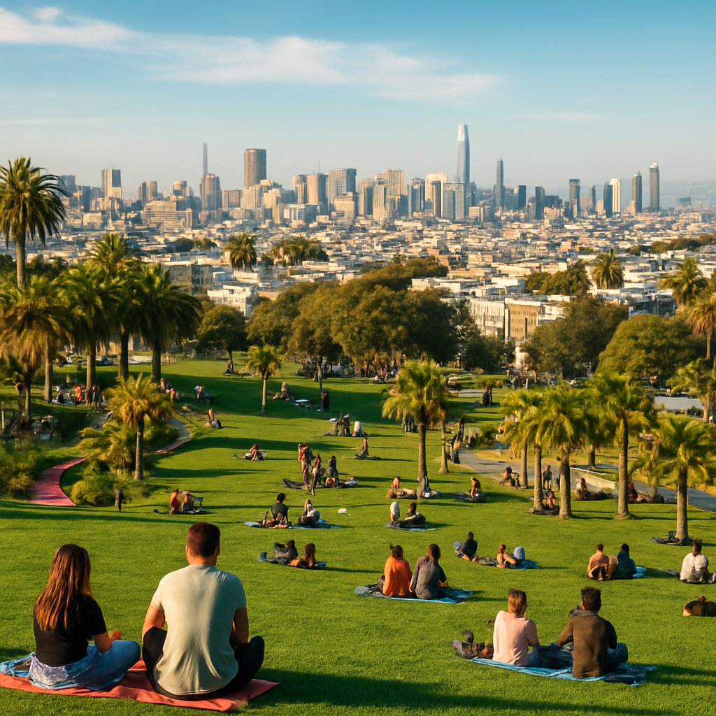 Dolores Park on a Sunny Afternoon — San Francisco, United States