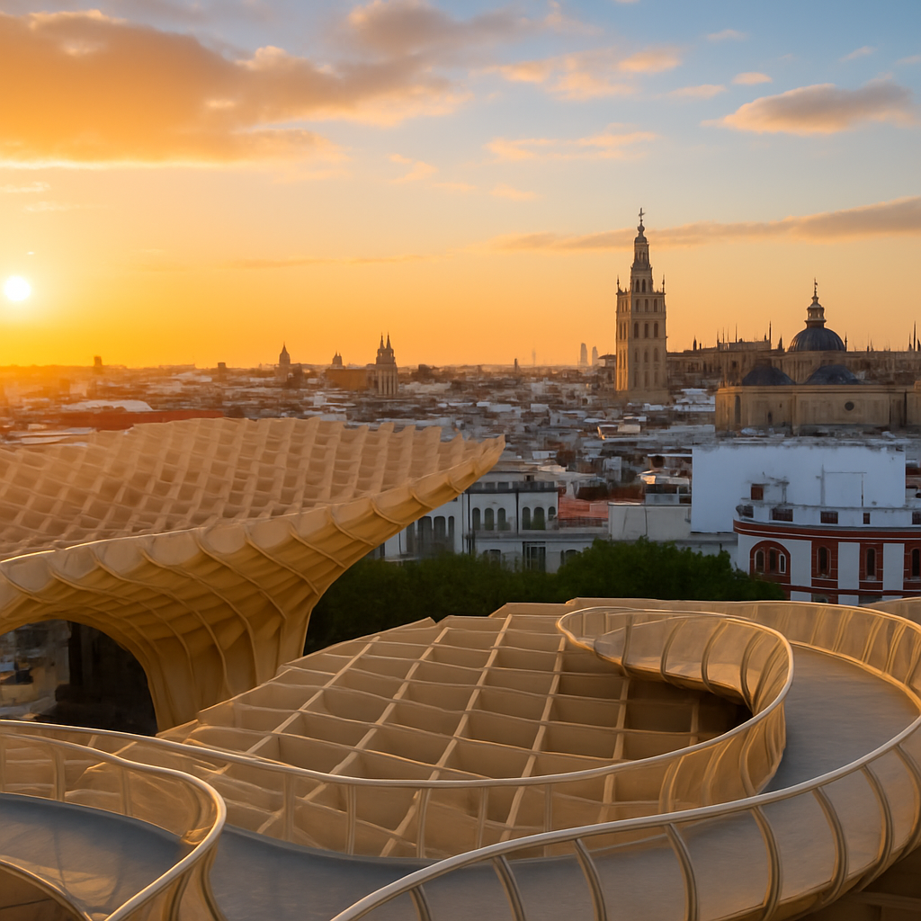 Las Setas at Golden Hour — Seville, Spain