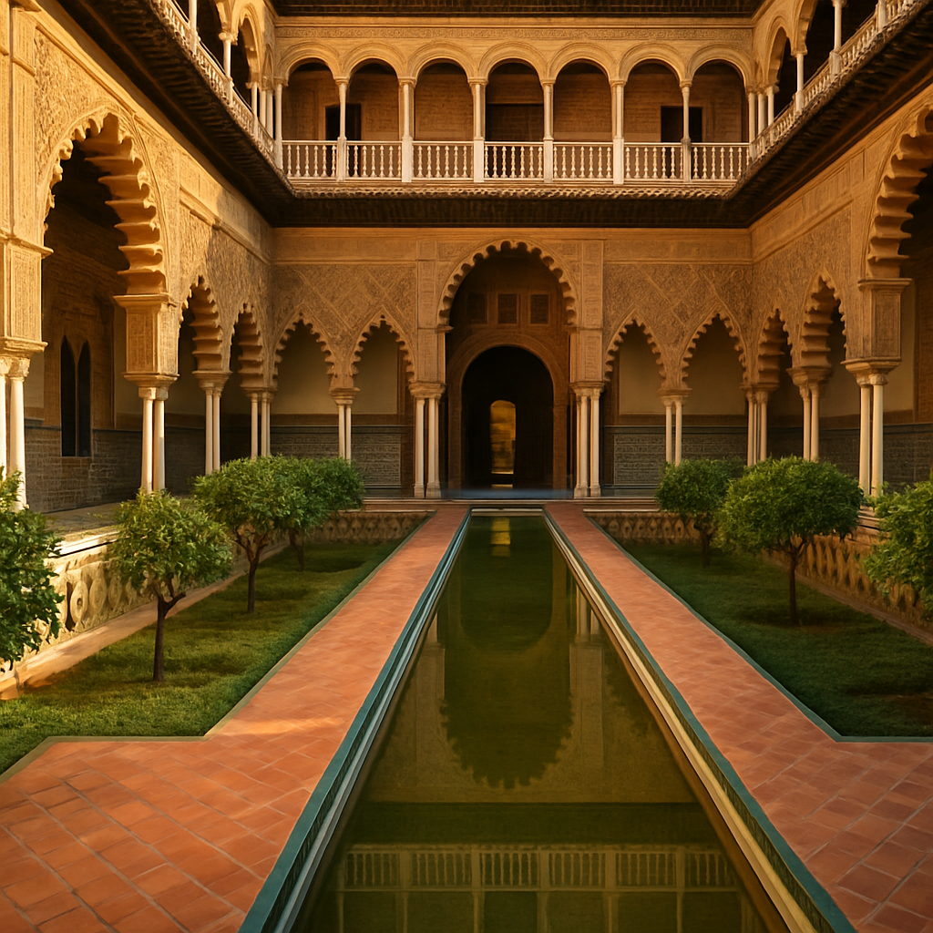The Alcázar at Opening Time — Seville, Spain