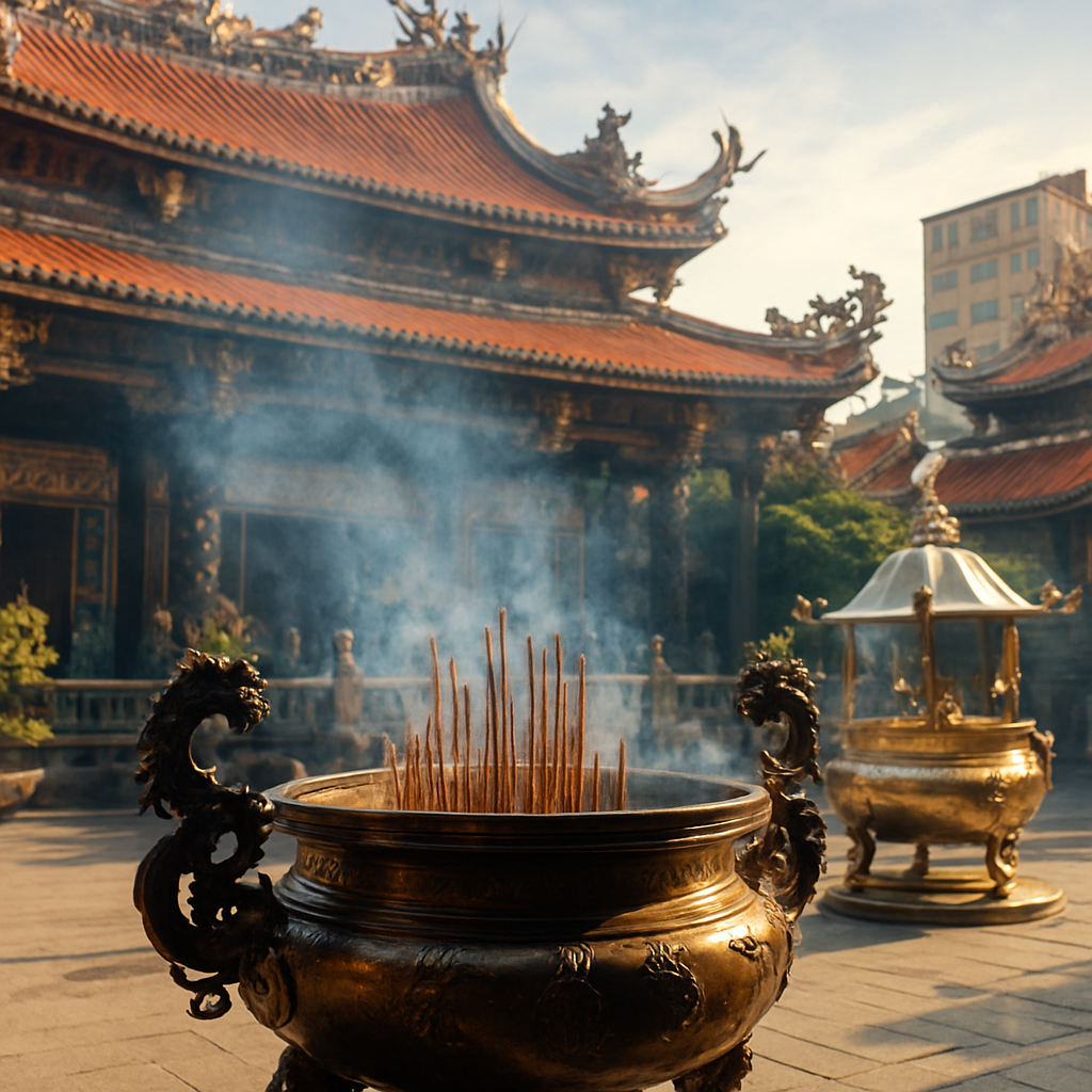 Longshan Temple at Dawn — Taipei, Taiwan