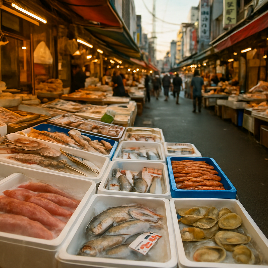 Tsukiji Outer Market at Breakfast — Tokyo, Japan