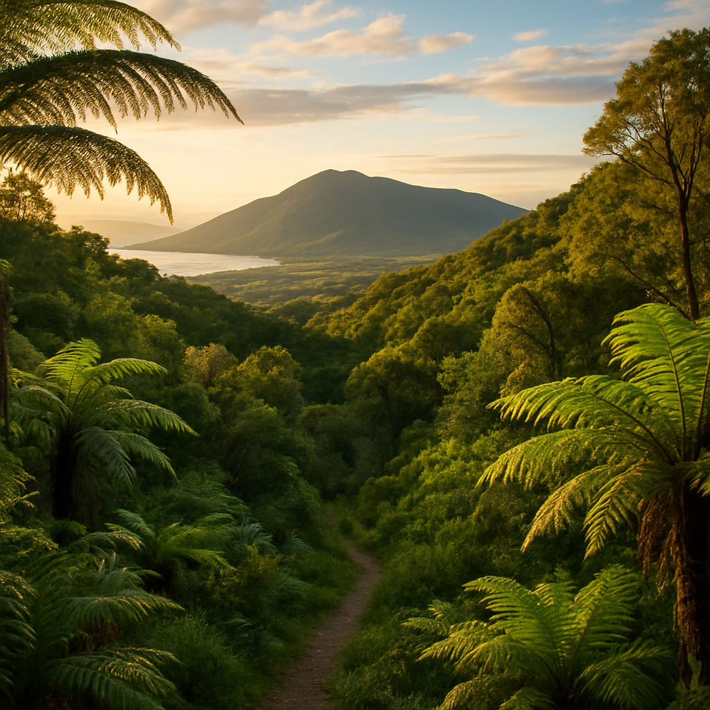 Kāpiti Island at Dawn — Wellington, New Zealand