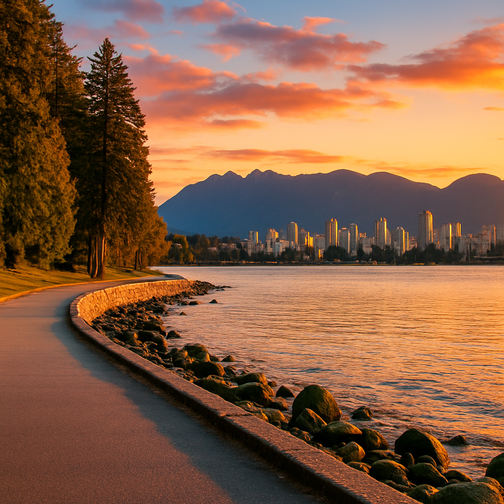 The Seawall from English Bay to Third Beach — Vancouver, Canada